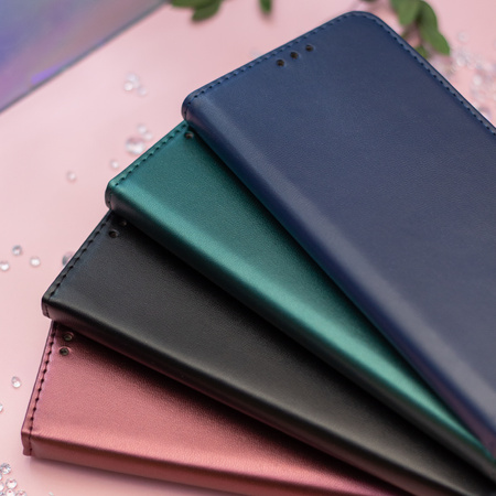 Etui Smart Magnetic do iPhone 17 Pro Max 6,9" ciemnozielone