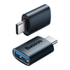Baseus adapter Ingenuity USB-C do USB-A 3.1 niebieski OTG