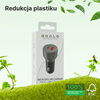 QUALO Recycling ładowarka samochodowa USB-A USB-C czarna 32W QRLS-AC-01-32
