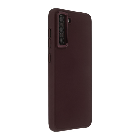 Nakładka Satin Touch do Samsung Galaxy S21 FE burgundowa