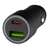 QUALO ładowarka samochodowa aluminowa USB-C USB-A 38W QLS-AC-38