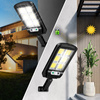 Lampa solarna LED SUNARI FLS-01 6*COB PIR 10W 800lm 6000K 2400mAh Li-Ion + pilot Forever Light