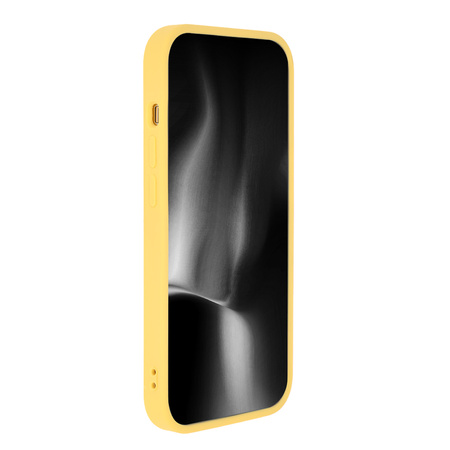 Nakładka Soft Touch Mag do iPhone 14 Pro 6,1" pastelowy żółty