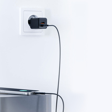 QUALO ładowarka sieciowa Nano PD 45W USB-C USB-A QLSN-CA-45-01