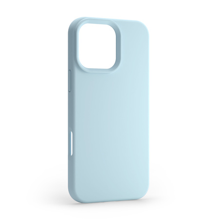 Etui Etteri Silicone Mag do iPhone 12 / 12 Pro 6,1" jasnoniebieskie
