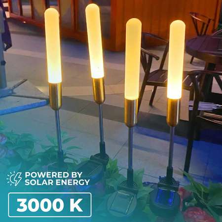 Lampa solarna LED SUNARI FLS-72 Lampa kryształowa zaokrąglona 3000K 600mAh 0,72Wh Ni-MH Forever Light