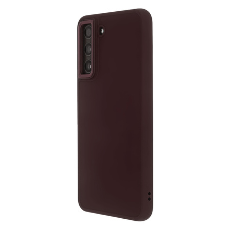 Nakładka Satin Touch do Samsung Galaxy S21 FE burgundowa