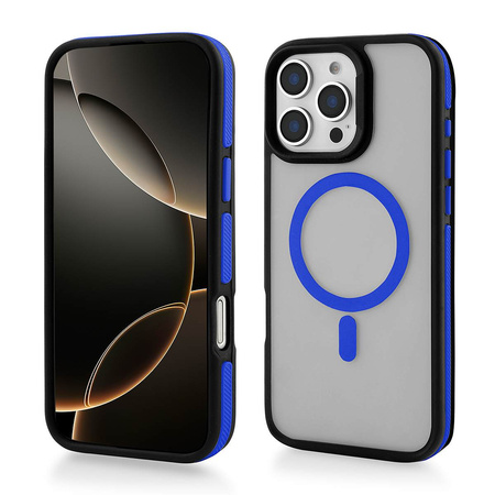 Nakładka Magarmor Magsafe do Iphone 14 Pro Max niebieska TTT