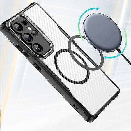 Nakładka Defender Carbon Mag do Samsung Galaxy S24 Ultra czarna