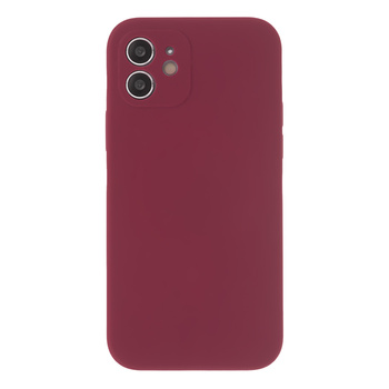 Nakładka Soft Touch Mag do iPhone 12 6,1" burgund