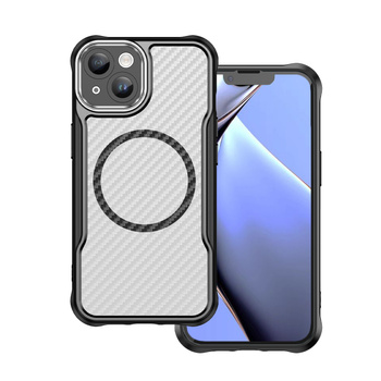 Nakładka Defender Carbon Mag do iPhone 13 6,1" czarna