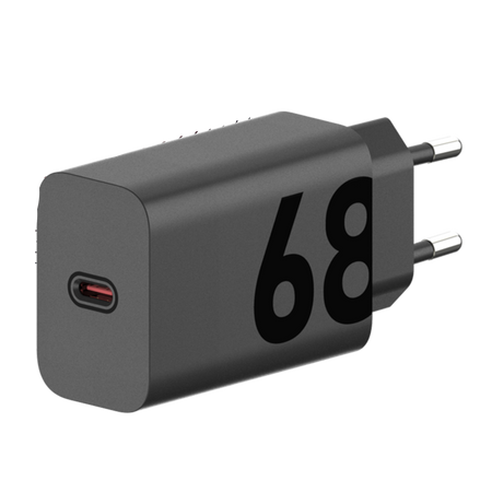 Ładowarka sieciowa Motorola 68W + kabel usb-c - usb-c 6,5A 1m  TTT