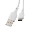 QUALO Recycling kabel USB-A - USB-C 1,5m 3A 60W biały QRC-AC-00