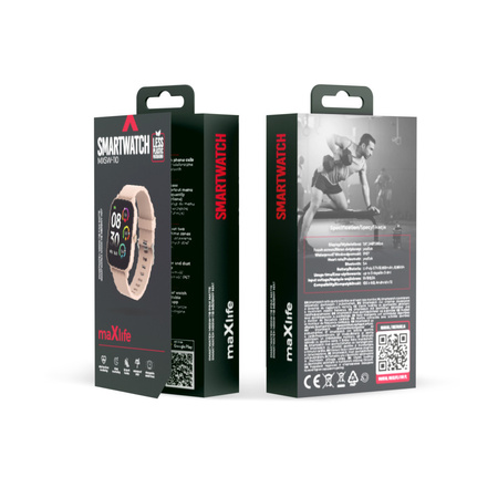 Maxlife smartwatch MXSW-110 pudrowy róż