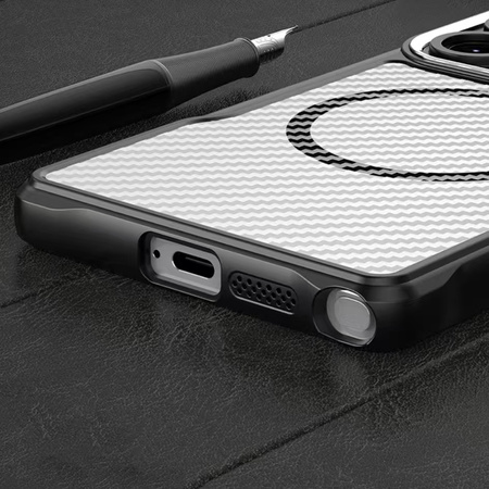 Nakładka Defender Carbon Mag do Samsung Galaxy S25 Ultra czarna