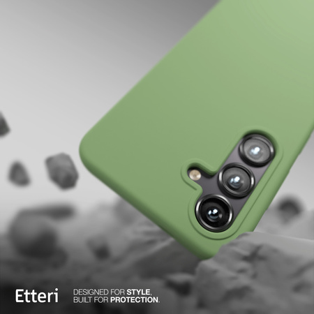 Etui Etteri Silicone Case do Samsung Galaxy S25 Ultra jasnozielone