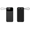 Maxlife power bank z wbudowanymi kablami MXPB-06 PD QC 22,5W 10000 mAh czarny