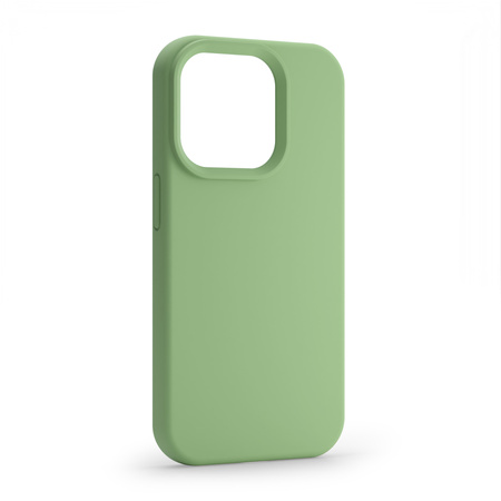 Etui Etteri Silicone Case do iPhone 16 6,1" jasnozielone