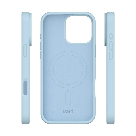 Etui Etteri Silicone Mag do iPhone 12 / 12 Pro 6,1" jasnoniebieskie