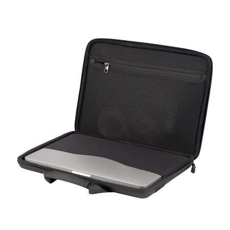 QUALO pokrowiec na laptopa usztywniany z uchwytem 13,3' czarny QPL-SU-01