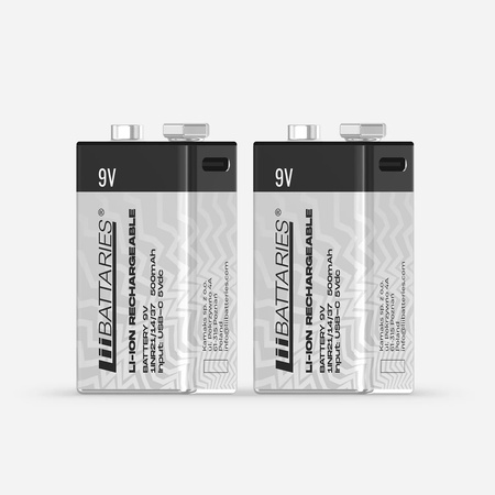 Bateria Liibattaries akumulator Li-On typ 9V 2szt TTT