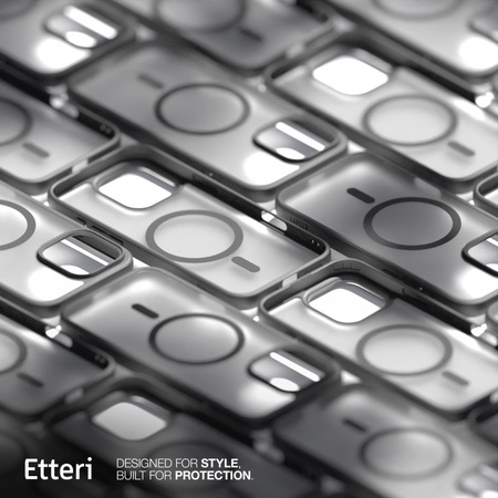 Etui Etteri Matt Mag do iPhone 16 Pro Max 6,9" czarne