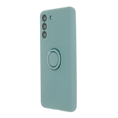 Nakładka Finger Ring do Samsung Galaxy S21 FE jasnozielona