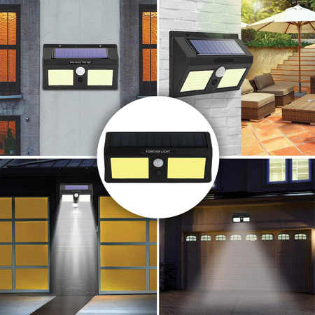 Lampa solarna LED SUNARI FLS-18 COB PIR 3W 200lm 6000K 800mAh Li-Ion Forever Light