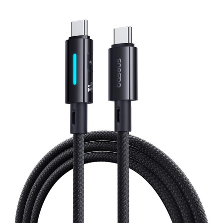 Baseus Lit kabel USB-C - USB-C 2m 100W kosmiczna Czerń