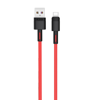 XO Kabel NB-Q166 USB - USB-C 1,0 m 5A czerwony