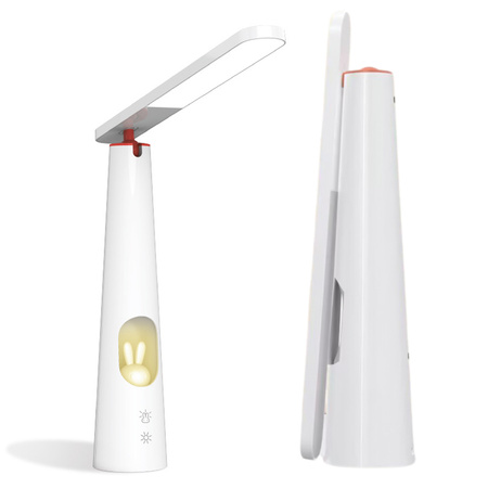 Lampa biurkowa LED 7,5W ze świecącym króliczkiem FLB-150 biała Forever Light