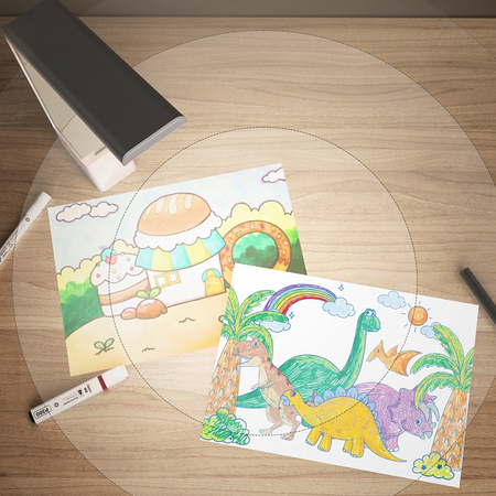 Lampa biurkowa LED 5W składana FLB-110 biało-szara Forever Light