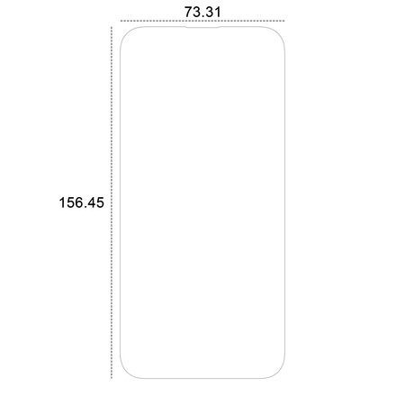 Etteri szkło hybrydowe do iPhone 15 Pro Max 6,7"