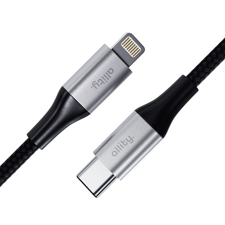 Allity kabel AUC-01 USB-C - Lightning 1,0 m 27W czarny