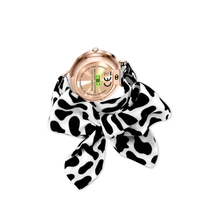 Forever Smartwatch SB-370 Lucca Różowe Złoto - Łaciaty Pasek