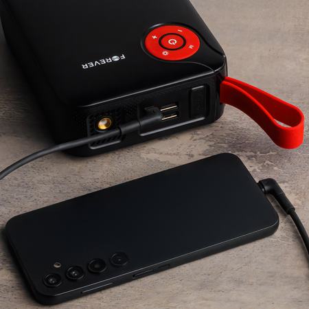 Forever jump starter 4w1 JS-400 26,64Wh czarno-niebieski