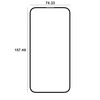 Etteri szkło hartowane 9D do iPhone 16 Plus 6,7"