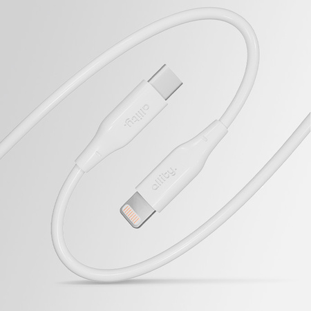 Allity kabel AUC-02 USB-C - Lightning 1,0 m 27W biały