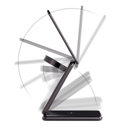 Allity ładowarka indukcyjna AWC-230-22WMS 22,5W grafitowa 3w1