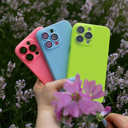 Nakładka Ultra Trendy Vivid Thin Mag do iPhone 15 6,1" różowa