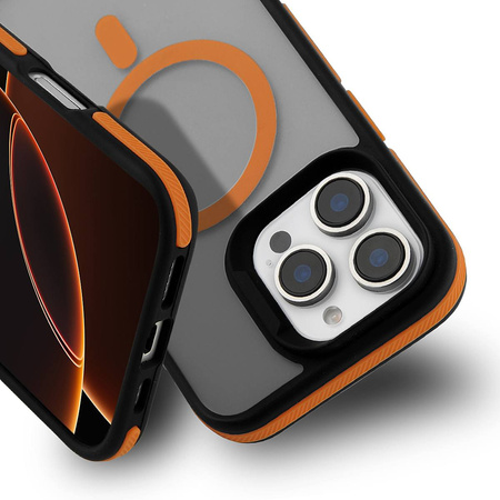 Nakładka Magarmor Magsafe do Iphone 15 pomarańczowa TTT