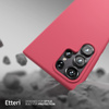 Etui Etteri Silicone Case do Samsung Galaxy S22 Ultra malinowe
