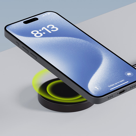 Allity ładowarka indukcyjna AWC-210-15WMS grafitowa 2w1