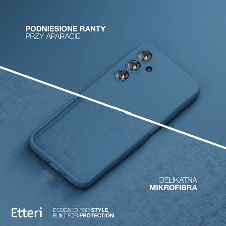 Etui Etteri Silicone Case do Samsung Galaxy A25 5G (global) ciemnoniebieskie