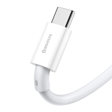 Baseus kabel Superior USB - USB-C 1,0 m biały 66W