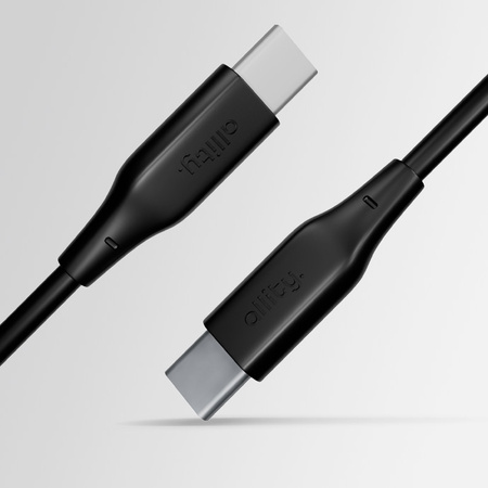 Allity kabel AUC-02 USB-C - USB-C 1,0 m 60W czarny