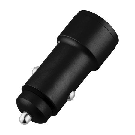 QUALO ładowarka samochodowa aluminowa USB-C USB-A 38W QLS-AC-38