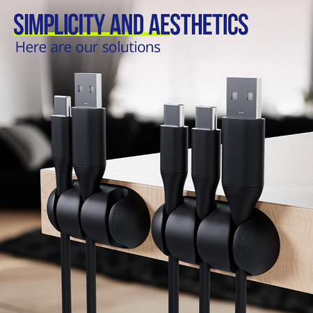 Allity organizer na kable - zestaw 3 sztuk ASA-400