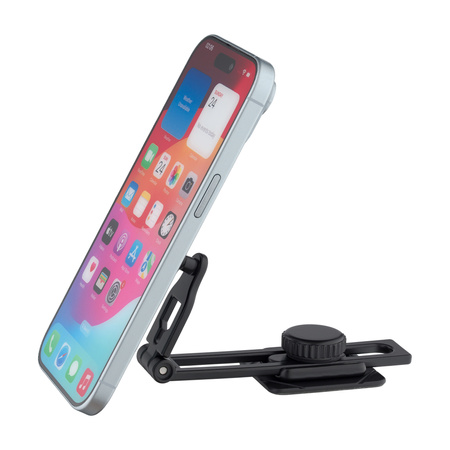 QUALO uchwyt samochodowy magnetyczny na szybę round clear S czarny QUSM-S-RCS-01