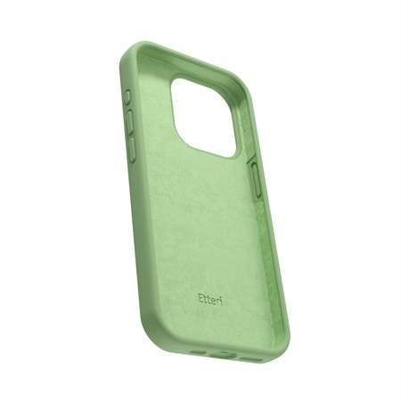 Etui Etteri Silicone case do iPhone 16 Pro Max 6,9" jasnozielone